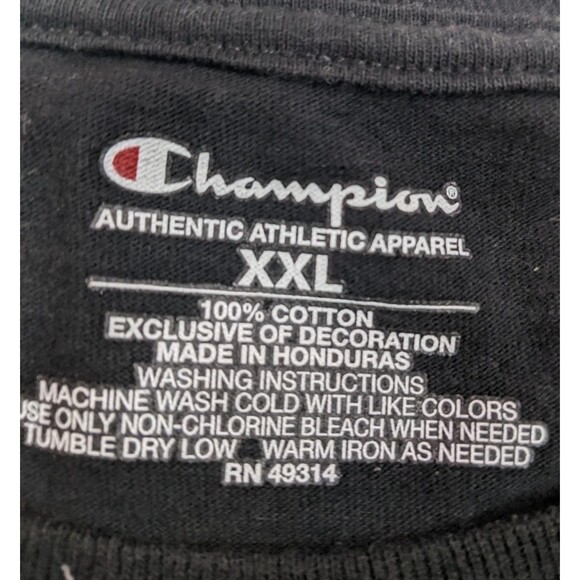 Champion Barry University Buccaneers Tee T-shirt Black Size XXL Mens - Picture 3 of 3